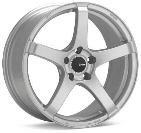 Enkei Kojin 18x9.5 15mm Offset 5x114.3 Bolt Pattern 72.6mm Bore Dia Matte Silver Wheel