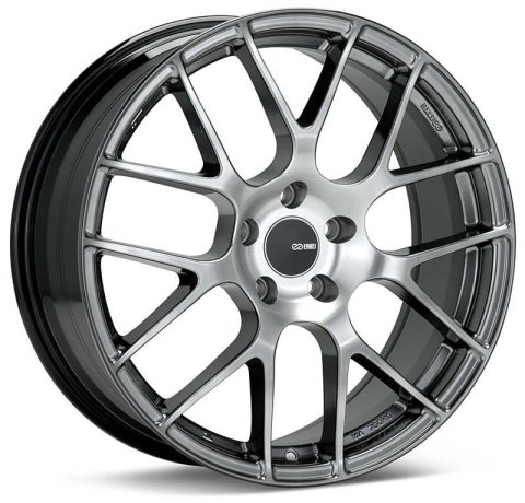 Enkei Raijin 19x8 40mm Offset 5x114.3 Bolt Pattern 72.6 Bore Dia Hyper Silver Wheel