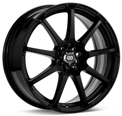 Enkei EDR9 17x8 5x112/114.3 45mm Offset 72.6 Bore Dia Matte Black Wheel