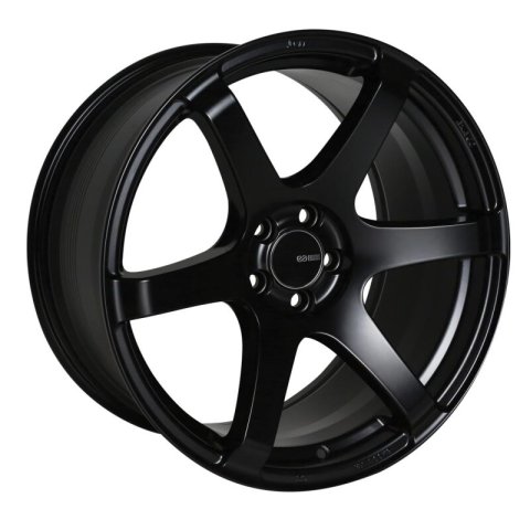 Enkei T6S 17x9 35mm Offset 5x114.3 Bolt Pattern 72.6 Bore Matte Black Wheel