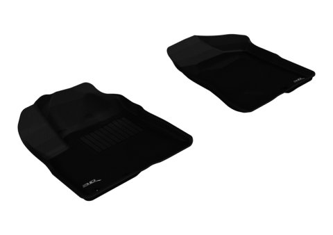 3D MAXpider 2011-2013 Kia Sorento 7-Seats Kagu 1st Row Floormat - Black