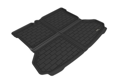 3D MAXpider 21-24 Volkswagen Id.4 Kagu Black Cross Fold Cargo Liner
