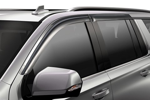 AVS 2021 Ford Bronco Sport Ventvisor Outside Mount Window Deflectors 4pc - Smoke