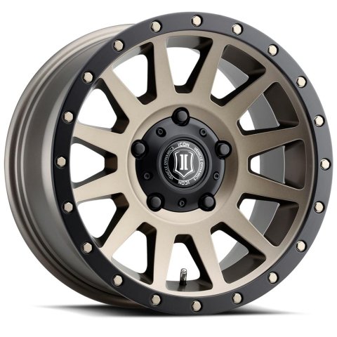 ICON Compression 20x10 5x5 -12mm Offset 5in BS 71.5mm Bore Bronze Wheel