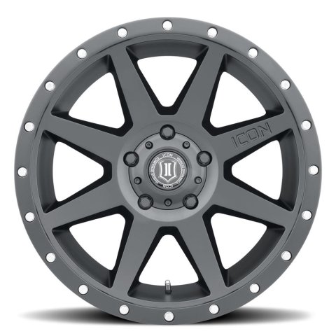 ICON Rebound 20x9 8x170 6mm Offset 5.25in BS Satin Black Wheel