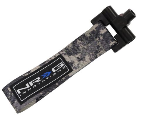 NRG Bolt-In Tow Strap Digital Camo- Nissan 370z 08+ / Infiniti G37 08+ (5000lb. Limit)
