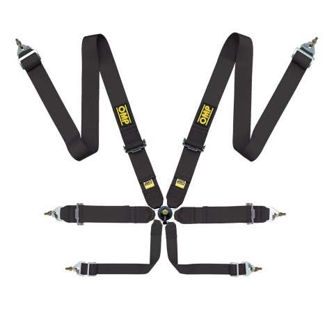 OMP First 3 Safety Harness Black