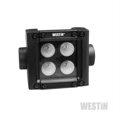 Westin B-FORCE LED Light Bar Double Row 2 inch Flood w/3W Cree - Black