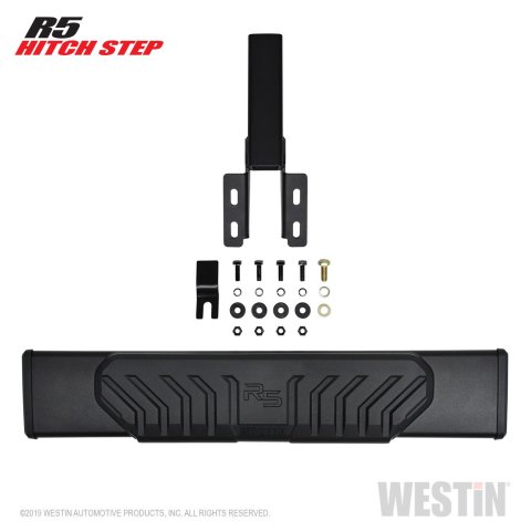 Westin R5 Hitch Step 27in Step 2in Receiver - Black