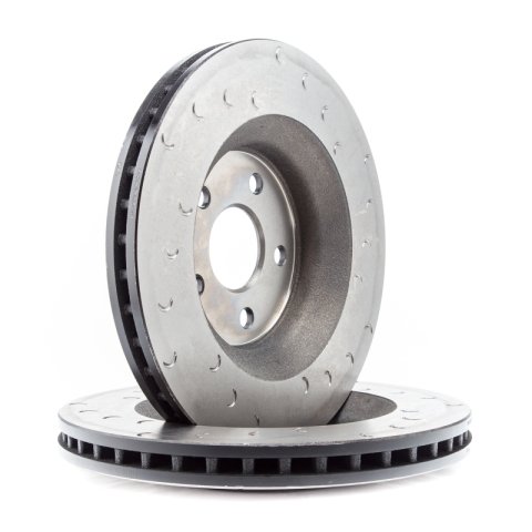 Alcon 2007+ Jeep JK 350x32mm Rotors 4-Piston Red Calipers Front Brake Upgrade Kit