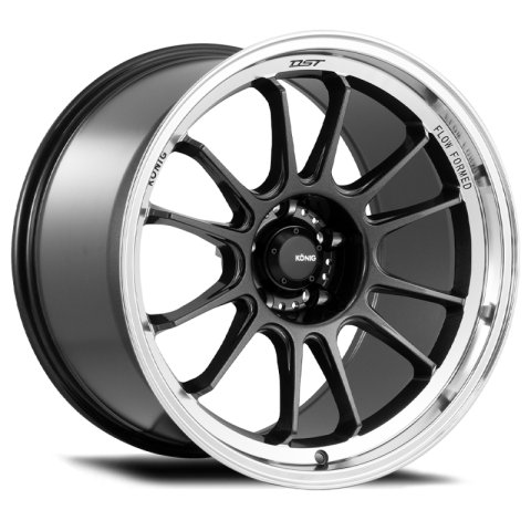 Konig Hypergram 18x10.5 5x114.3 ET25 Metallic Carbon w/ Machined Lip