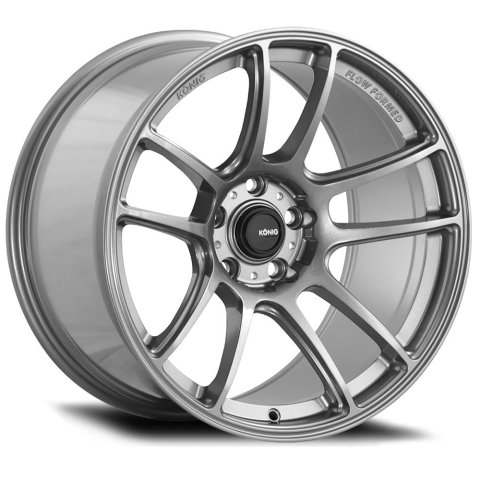 Konig Heliogram 17X9 5X114.3 ET25 Titanium Metallic Knurled Bead Flow Formed