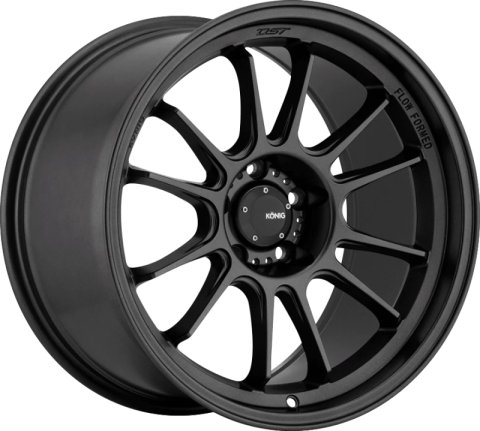 Konig Hypergram 18x12 5x114.3 ET20 Matte Black Wheel