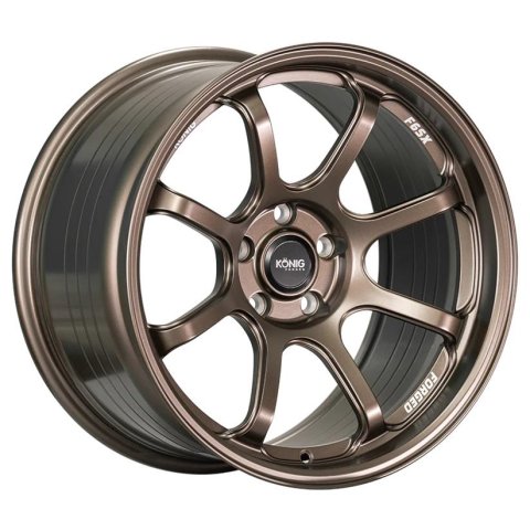 Konig Forged F6SX 18x8.5A 5x112 ET42 Race Bronze Wheel (Knurled Bead)