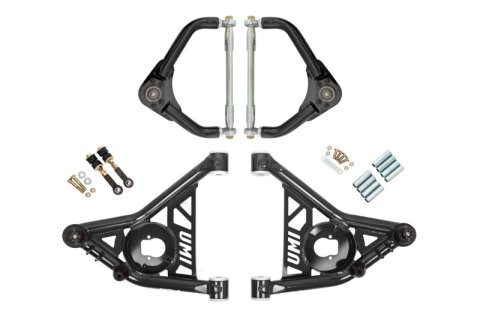 UMI Performance 70-81 GM F-Body Front A-arm Kit Delrin Bushings Adj Tall Ball Joints
