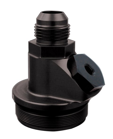 Peterson Fluid Systems End Cap Inlet -12AN 2 x -10AN Port
