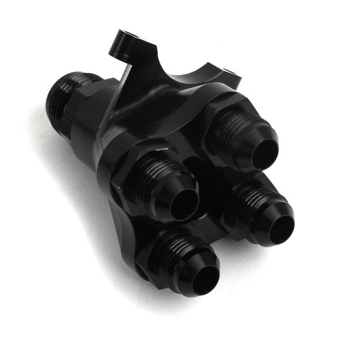 Peterson Fluid Systems Manifold 5-Way 12 AN x 8 AN x 8 AN x 8 AN x 8 AN
