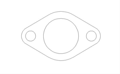 Cometic Lotus Twin-cam .064in AM Exhaust Gasket