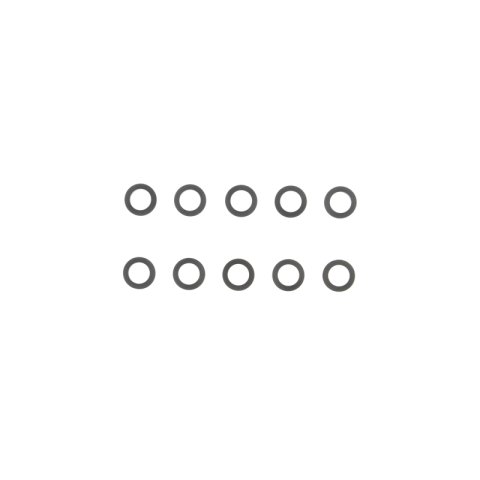 Cometic Harley-Davidson Small Pushrod Cover Seal Sq.Cut36-80 Sports.,Shovel,Pan, 100Pk