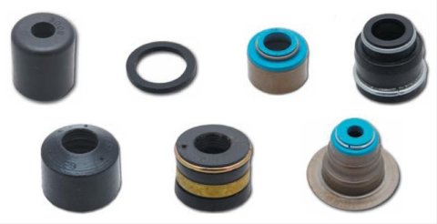 Cometic 5X11.8X21X17.1 Viton Valve Stem Seal - Metal Jacket - 16 Pack