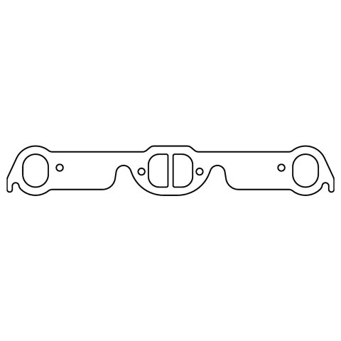 Cometic Pontiac V8 .094in HTG Exhaust Manifold Gasket Set - 1.940in x 1.500in D/Oval Ports