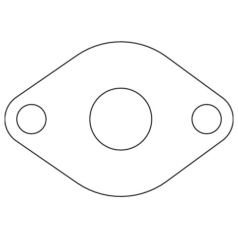 Cometic Ford 59A Flathead V8 .015in Fiber Oil Pump Mounting Gasket - 1945-1948