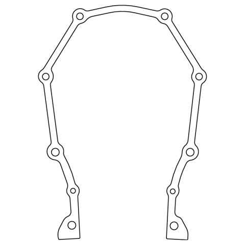 Cometic Chrysler B/RB - Gen-2 Hemi V8 Timing Cover Gasket .031 Fiber - 10 Pack