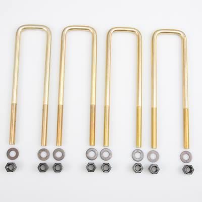 Superlift U-Bolt 4 Pack 5/8x2/1/2x12 Square w/ Hardware