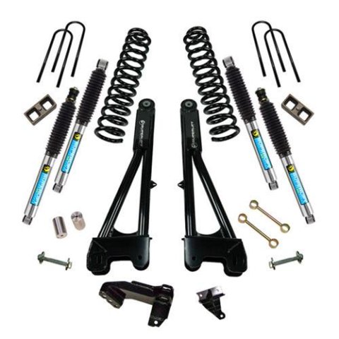 Superlift 08-10 Ford F-250/F-350 SD 4WD 4in Lift Kit w/Repl Radius Arms & King Coilovers Rear Shocks