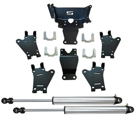 Superlift 17-24 Ford F450/F550 Super Duty 4WD Dual Steering Stabilizer Kit w/Radflo Cylinders