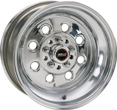 Weld Draglite 15x12 / 5x4.5 & 5x4.75 BP / 5.5in. BS Polished Wheel - Non-Beadlock