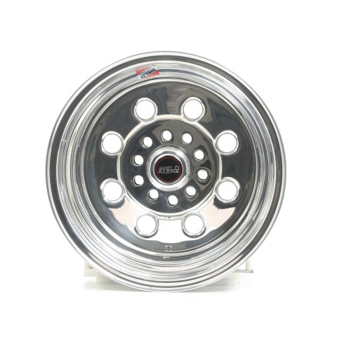Weld Draglite 15x12 / 5x4.5 & 5x4.75 BP / 6.5in. BS Polished Wheel - Non-Beadlock