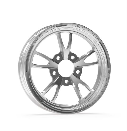 Weld Full Throttle 1-Piece 15x3.5 / Anglia Spindle MT / 1.75in. BS Polished Wheel - Non-Beadlock