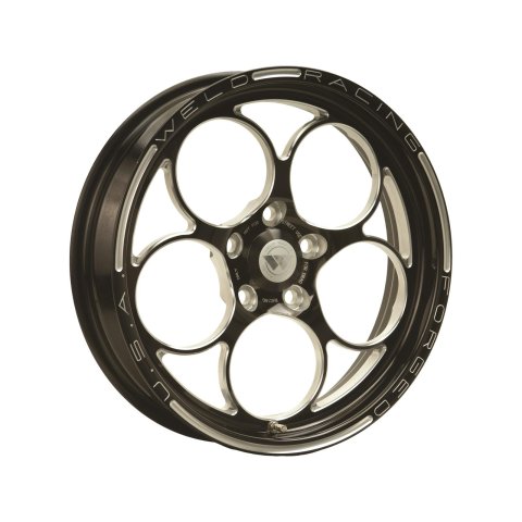 Weld Magnum 1-Piece 15x3.5 / 5x4.5 BP / 2.25in. BS Black Wheel - Non-Beadlock