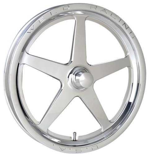 Weld Alumastar 1-Piece 18x6 / 5x4.5 BP / 3.2in. BS Polished Wheel - Non-Beadlock