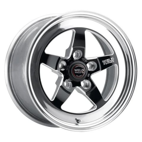 Weld S71 17x9 / 5x5 BP / 6.2in. BS Polished Wheel 3.1 ID (High Pad) - Non-Beadlock