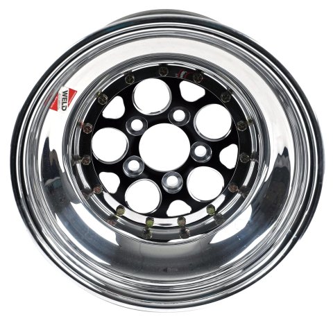 Weld Magnum Drag 2.0 15x10 / 5x4.50 BP / 5in BS Black Wheel CTR