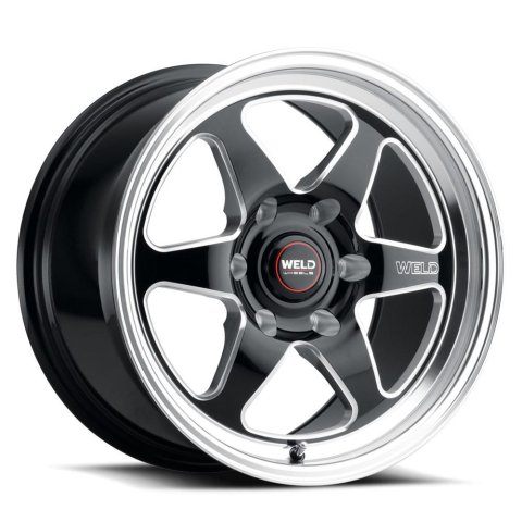 Weld S156 20x7 Ventura 6 Drag 6x139.7 ET13 BS4.50 Gloss BLK MIL DIA 106.1