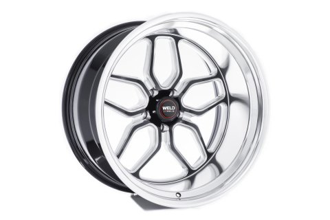 Weld S107 18X8 Laguna 5X114.3 ET29 BS5.6 Gloss Black MIL Dia 72.56