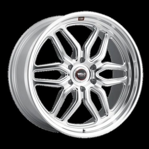 Weld Racing 22x9.5 Laguna 6 6x135 ET25 BS6.23 Gloss Silver Machine 87.1