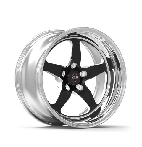 Weld S71 17x6.5 / 5x120mm BP / 4.3in. BS Black Wheel (Medium Pad) - Non-Beadlock