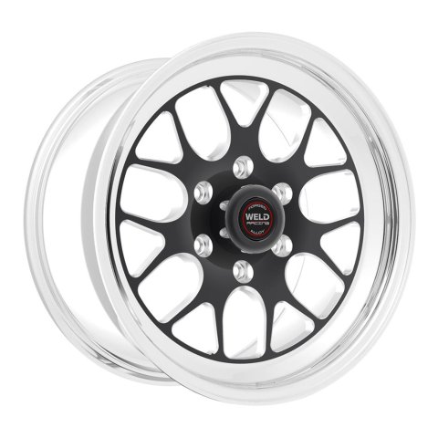Weld S77 HD 17x10 / 6x135mm BP / 6.2in. BS Black Wheel (HD Low Pad) - Non-Beadlock
