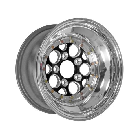 Weld Magnum Drag 2.0 15x8.25 / 5x4.5 BP / 5in BS Black/Polished Wheel