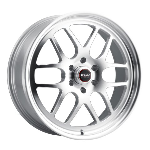Weld Solana 22x9.5 / 6x139.7 BP / ET25 / 106.1mm Bore - Gloss Silver Machined Wheel