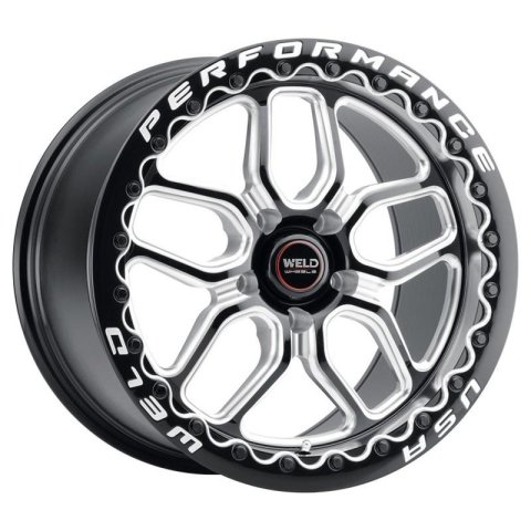 Weld Laguna Bead Lock Wheel - 18x10 / 5x114.3 / ET45 / 78.1 CB - Gloss Black