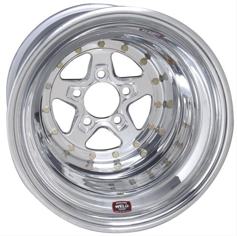 Weld Racing Alumastar 2.0 - 5X4.75 / 4in BS - Polished (Rear)