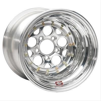 Weld Magnum Drag 2.0 15x12 / 5x4.75 BP / 6in BS - Polished Center/Shell