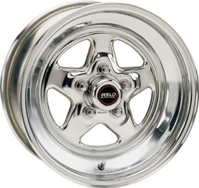 Weld ProStar 15x14 / 5x4.5 BP / 3.5in BS Polished Wheel - Non-Beadlock