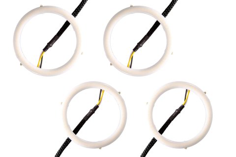 Diode Dynamics Halo Lights LED 70mm/80mm - Red Four