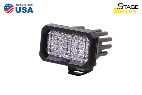 Diode Dynamics Stage Series 2 In LED Pod Sport - White Flood Standard ABL Each